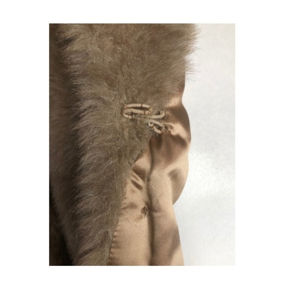 Vintage Faux Fur Capelet Stole 60’s Susan Lynn Faux Fur Sz S - Picture 10 of 13